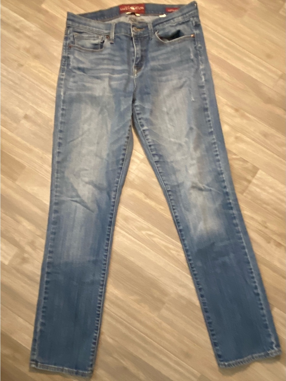 Lucky Brand Sofia Straight Blue Denim Jeans Medium Wash Women's 8/29